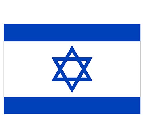 Panneau Rigide Format 18x12cm Drapeau de Pays Nation Israel épaisseur 3mm