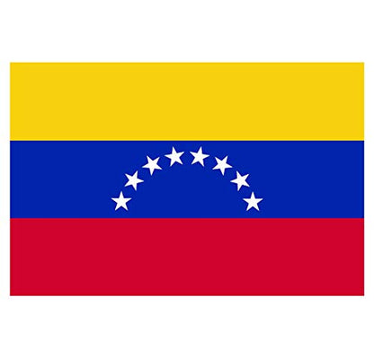 Panneau Rigide Format 18x12cm Drapeau de Pays Nation Venezuela épaisseur 3mm