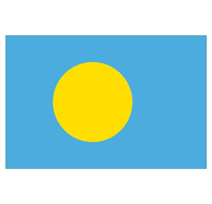 Panneau Rigide Format 18x12cm Drapeau de Pays Nation Palaos épaisseur 3mm