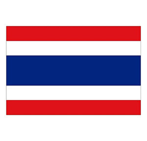 Supstick Autocollant Stickers Drapeau de Pays Nation thailande Format 15x10cm