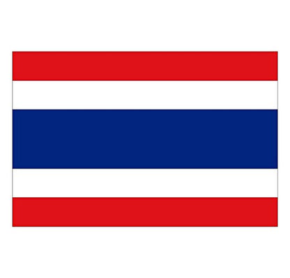 Panneau Rigide Format 18x12cm Drapeau de Pays Nation thailande épaisseur 3mm