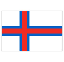 Panneau Rigide Format 18x12cm Drapeau de Pays Nation iles féroés épaisseur 3mm
