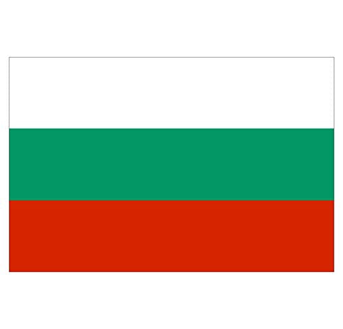 Panneau Rigide Format 18x12cm Drapeau de Pays Nation Bulgarie épaisseur 3mm