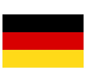 Supstick Autocollant Stickers Drapeau de Pays Nation Allemagne Format 18x12cm