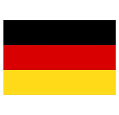 Panneau Rigide Format 18x12cm Drapeau de Pays Nation Allemagne épaisseur 3mm