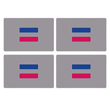 Supstick Drapeau Fierté Androgyne Lot de 4 Format 12X8CM