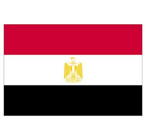 Supstick Autocollant Stickers Drapeau de Pays Nation Egypte Format 15x10cm