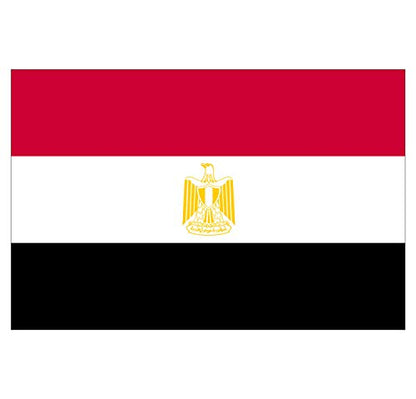 Panneau Rigide Format 18x12cm Drapeau de Pays Nation Egypte épaisseur 3mm