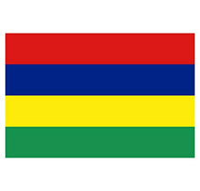 Supstick Lot de 8 Autocollants Stickers Drapeau de Pays Nation république de Maurice Format 3x2cm