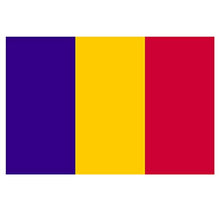 Supstick Lot de 8 Autocollants Stickers Drapeau de Pays Nation Tchad Format 3x2cm
