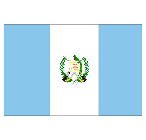 Panneau Rigide Format 18x12cm Drapeau de Pays Nation Guatemala épaisseur 3mm