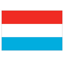 Panneau Rigide Format 18x12cm Drapeau de Pays Nation Luxembourg épaisseur 3mm