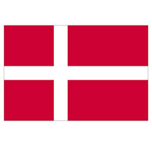 Panneau Rigide Format 18x12cm Drapeau de Pays Nation Danemark épaisseur 3mm