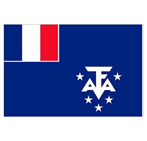 Supstick Autocollant Stickers Drapeau de Pays Nation Territoire français du sud Format 18x12cm