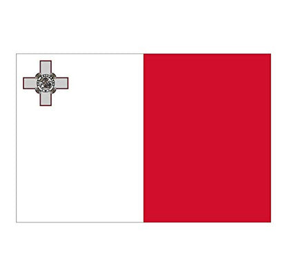 Panneau Rigide Format 18x12cm Drapeau de Pays Nation Malte épaisseur 3mm m