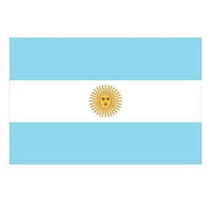 Supstick Lot de 8 Autocollants Stickers Drapeau de Pays Nation Argentine Format 3x2cm