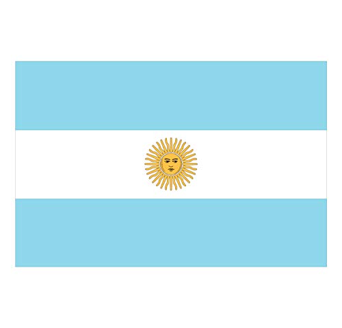Panneau Rigide Format 18x12cm Drapeau de Pays Nation Argentine épaisseur 3mm