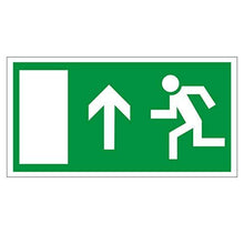 Supstick Autocollant Stickers Sortie de Secours flèche directionnelle vers Le Haut Format 25x13cm - supstick.fr