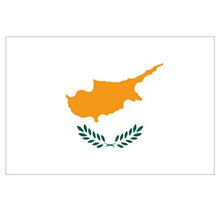 Panneau Rigide Format 18x12cm Drapeau de Pays Nation Chypre épaisseur 3mm