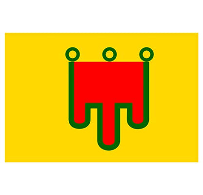 Panneau Rigide Format 18x12cm Drapeau de département région française Auvergne-Rhone-Alpes épaisseur 3mm