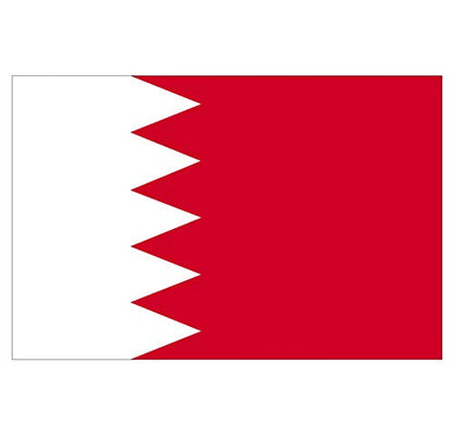 Panneau Rigide Format 18x12cm Drapeau de Pays Nation bahrein épaisseur 3mm