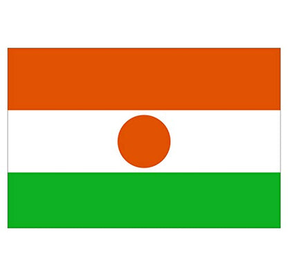Panneau Rigide Format 18x12cm Drapeau de Pays Nation Niger épaisseur 3mm