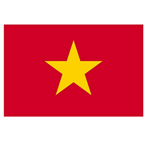 Supstick Autocollant Stickers Drapeau de Pays Nation Vietnam Format 15x10cm