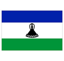 Panneau Rigide Format 18x12cm Drapeau de Pays Nation Lesotho épaisseur 3mm