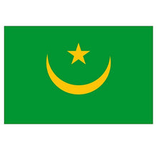 Panneau Rigide Format 18x12cm Drapeau de Pays Nation Mauritanie épaisseur 3mm
