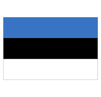 Panneau Rigide Format 18x12cm Drapeau de Pays Nation Estonie épaisseur 3mm