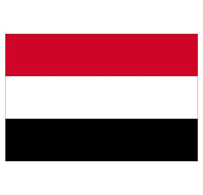 Panneau Rigide Format 18x12cm Drapeau de Pays Nation Yemen épaisseur 3mm