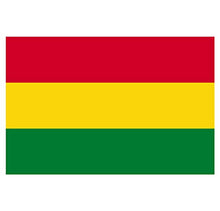 Panneau Rigide Format 18x12cm Drapeau de Pays Nation Bolivie épaisseur 3mm