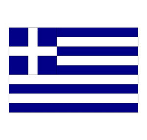 Supstick Autocollant Stickers Drapeau de Pays Nation grèce Format 15x10cm