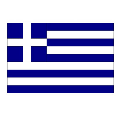 Panneau Rigide Format 18x12cm Drapeau de Pays Nation grèce épaisseur 3mm