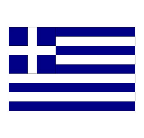 Supstick Autocollant Stickers Drapeau de Pays Nation grèce Format 18x12cm