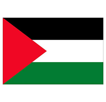 Panneau Rigide Format 18x12cm Drapeau de Pays Nation Palestine épaisseur 3mm