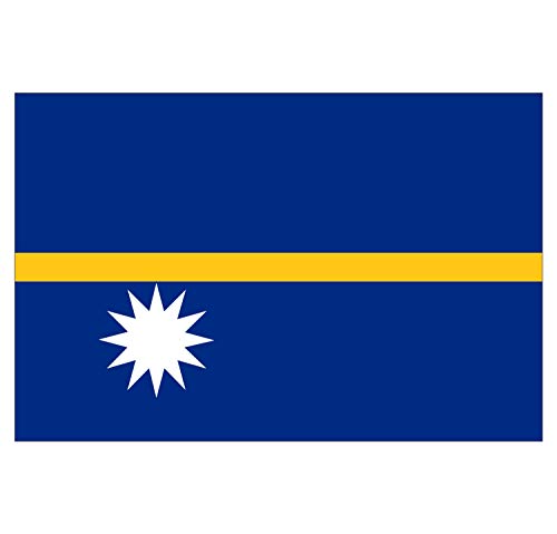 Supstick Autocollant Stickers Drapeau de Pays Nation Nauru Format 18x12cm