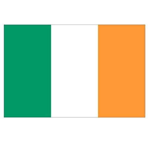 Panneau Rigide Format 18x12cm Drapeau de Pays Nation Irlande épaisseur 3mm