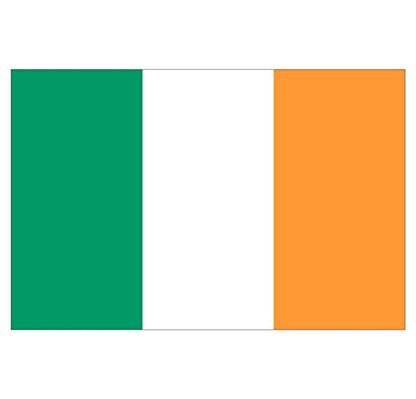 Panneau Rigide Format 15x10cm Drapeau de Pays Nation Irlande épaisseur 3mm