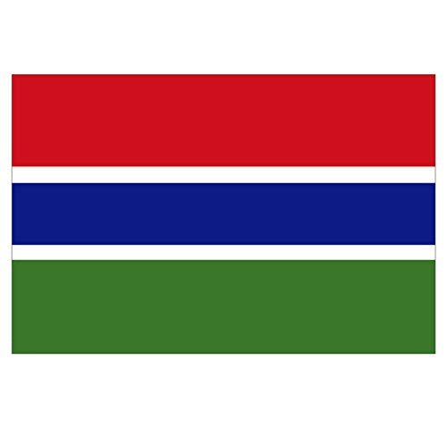 Supstick Autocollant Stickers Drapeau de Pays Nation Gambie Format 18x12cm