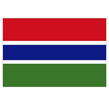 Supstick Autocollant Stickers Drapeau de Pays Nation Gambie Format 18x12cm
