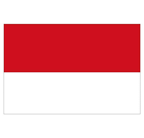 Panneau Rigide Format 18x12cm Drapeau de Pays Nation Monaco épaisseur 3mm
