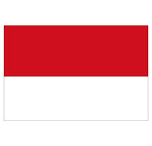 Panneau Rigide Format 18x12cm Drapeau de Pays Nation Monaco épaisseur 3mm