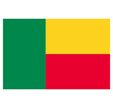 Panneau Rigide Format 18x12cm Drapeau de Pays Nation bénin épaisseur 3mm