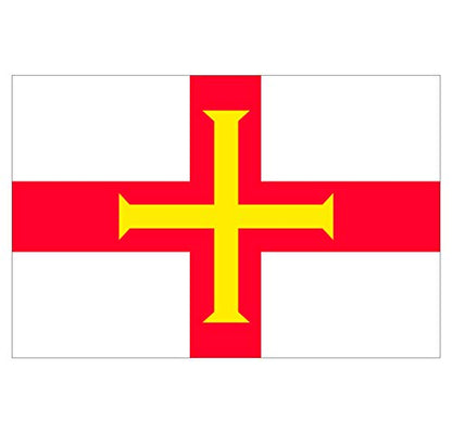 Panneau Rigide Format 18x12cm Drapeau de Pays Nation guernesey épaisseur 3mm