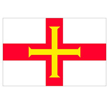 Supstick Lot de 8 Autocollants Stickers Drapeau de Pays Nation guernesey Format 3x2cm