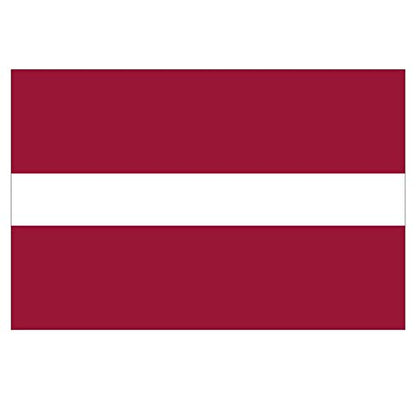 Panneau Rigide Format 15x10cm Drapeau de Pays Nation Lettonie épaisseur 3mm