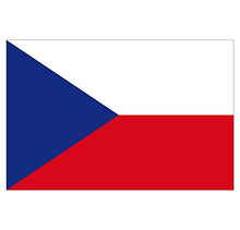 Panneau Rigide Format 18x12cm Drapeau de Pays Nation république tchèque épaisseur 3mm