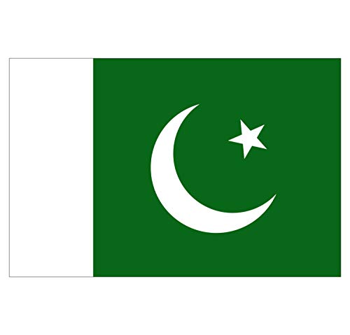 Supstick Lot de 8 Autocollants Stickers Drapeau de Pays Nation Pakistan Format 3x2cm