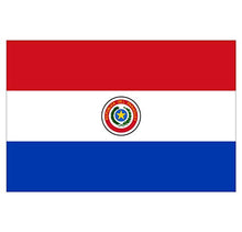 Panneau Rigide Format 18x12cm Drapeau de Pays Nation Paraguay épaisseur 3mm